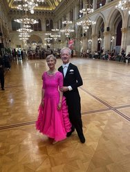 Barbara und Holm im Wiener Rathaus