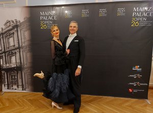 Petra und Stefan vertreten den TC Schwarz-Weiss mit einer tollen Leistung im kurfürstlichen Schloss in Mainz