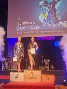 Mariia auf dem 1. Platz