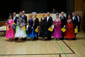 Siegerehrung der Sen III S Standard beim Ballturnier in Botnang