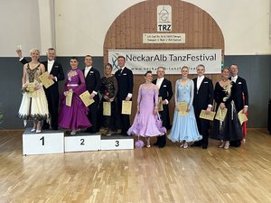 Siegerehrung Mas III S beim NATF in Tübingen