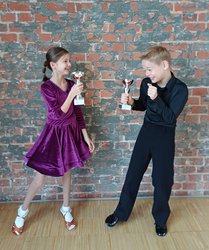 Madeleine und Daniel beim Turniertag in Stuttgart