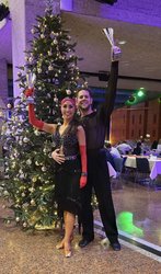 Chaska und Marc freuen sich über den Turniersieg beim Einhornpokal in Schwäbisch Gmünd