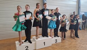 Lara und Johannes, Siegerpaar Jun II C Latein