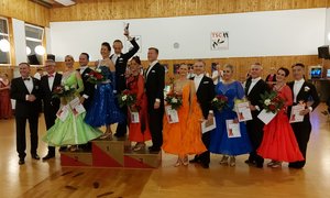 Petra und Stefan beim Ballturnier in Sinsheim auf dem vierten Platz