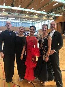 Gunther und Beate mit Marion Funk und Ariane und Martin Barth