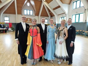 Gunther, Beate, Stefan, Petra, Annette und Dieter (v.l.n.r.) beim NATF in Tübingen