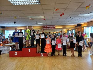 Irmelind und Samuel auf dem 3. Platz in der C-Klasse