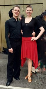 Max und Jeanette beim Bauen Band der Spree, Latein