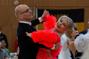 Beate und Gunther bei ihrer LM der Senioren IV S, Foto: Gloria Bühler