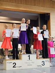 Maya und Roman in Offenburg ganz oben auf dem Siegertreppchen