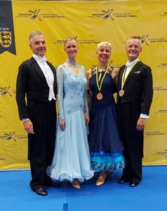 Stefan, Petra, Annette, Dieter bei der LM am 02.09.23