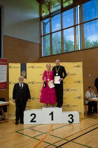 Ingrid und Werner Rieker sind Landesmeister der Senioren IV C, Foto: Gloria Bühler