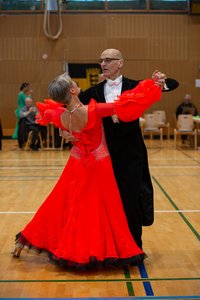 Beate und Gunther bei ihrer LM der Senioren IV S, Foto: Gloria Bühler