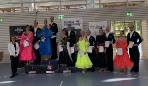 Annette und Dieter erreichen bei der LM den 4. Platz