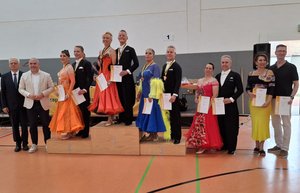 Trophy-Ehrung der Sen III, Kuchenbeckers mit Trophy-Gold
