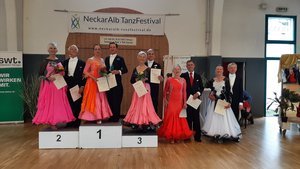 Neumaiers auf dem 2. Platz in Tübingen beim NATF