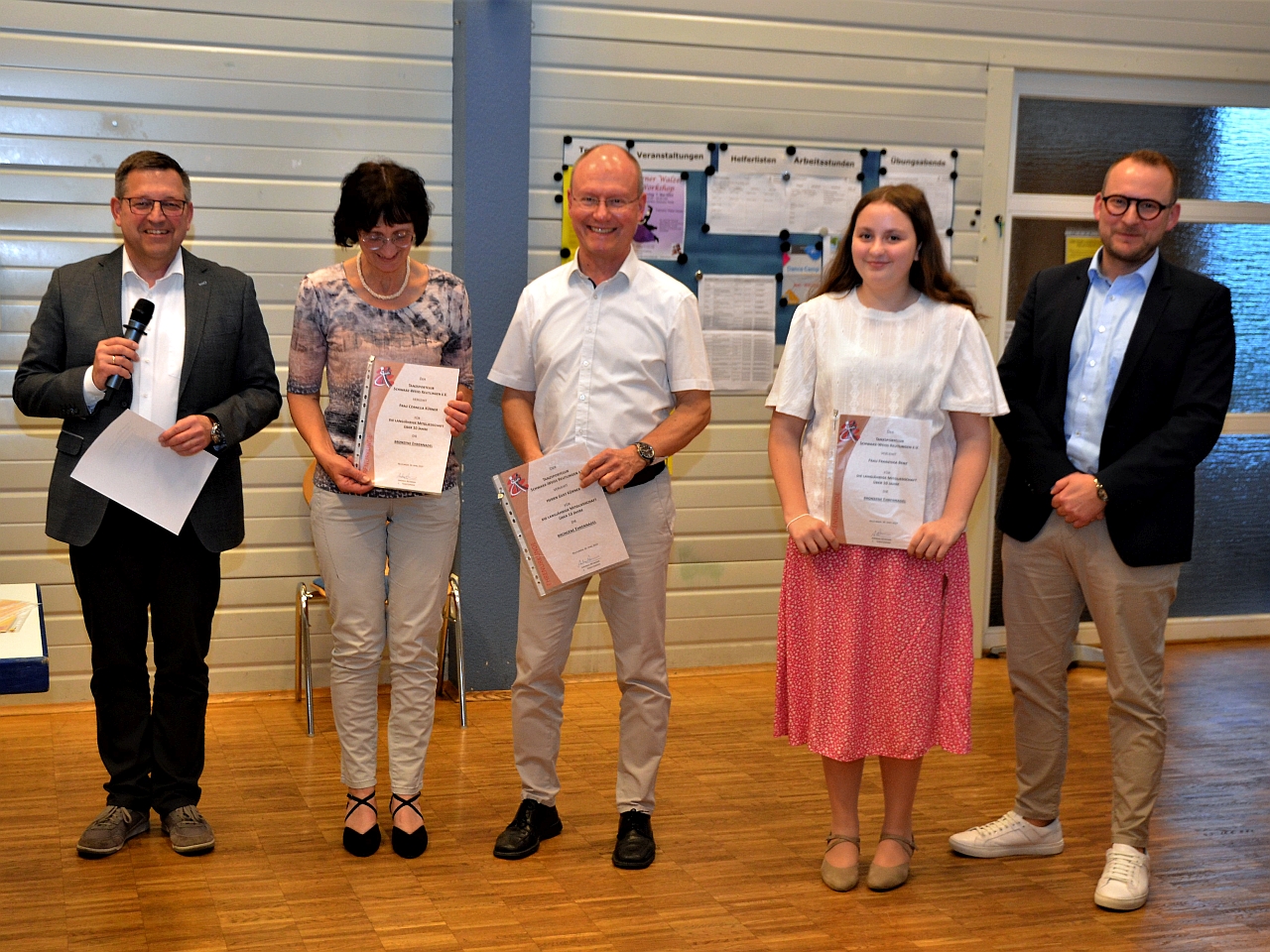 Jubilare 10jährige Mitgliedschaft