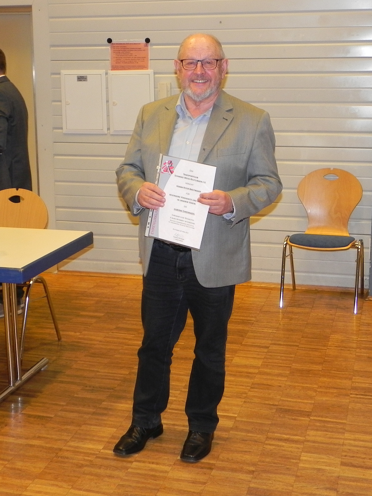 Ehrung Peter Breitmaier