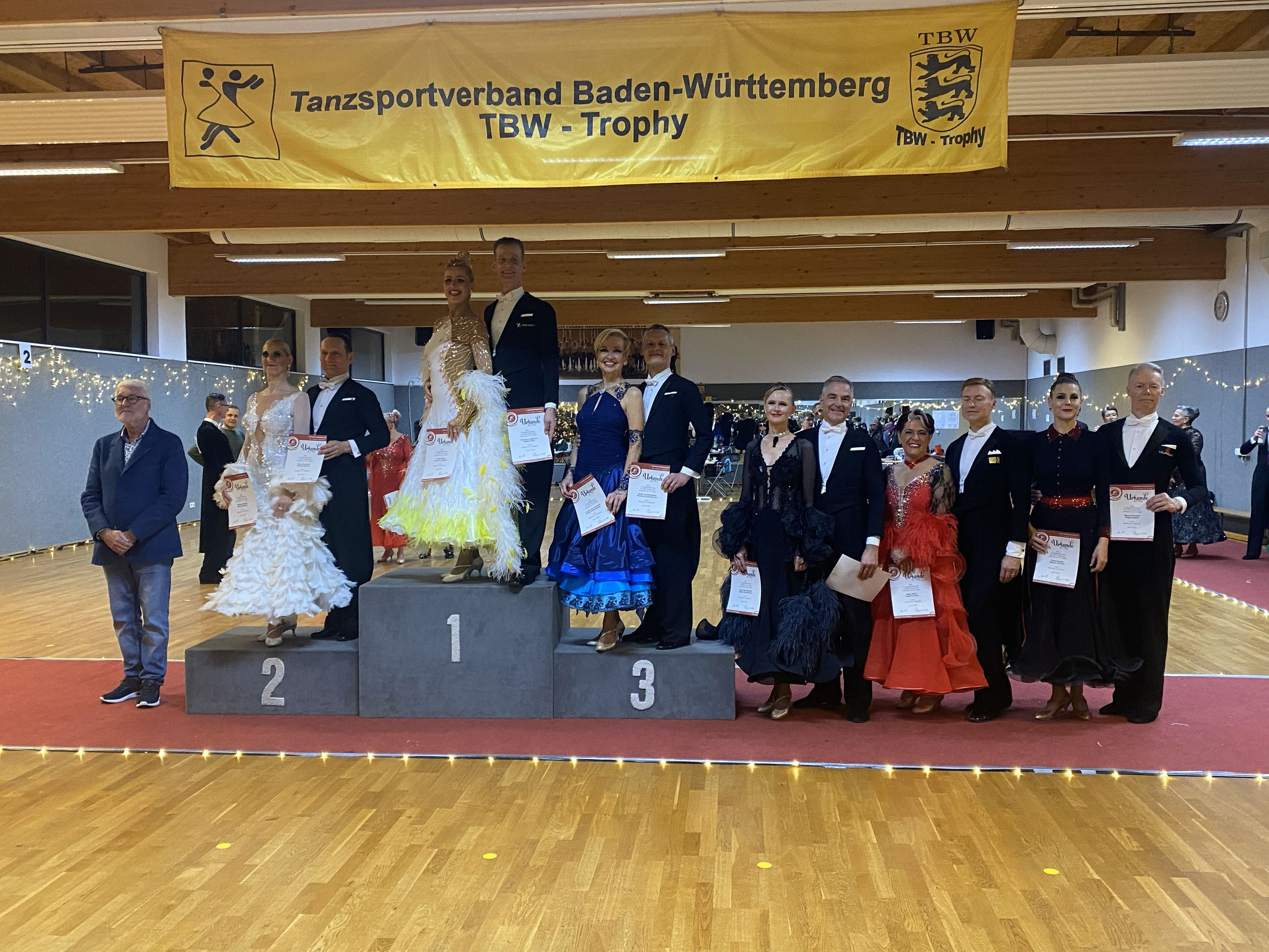 Siegerehrung Mas III S Standard am 14.12.25