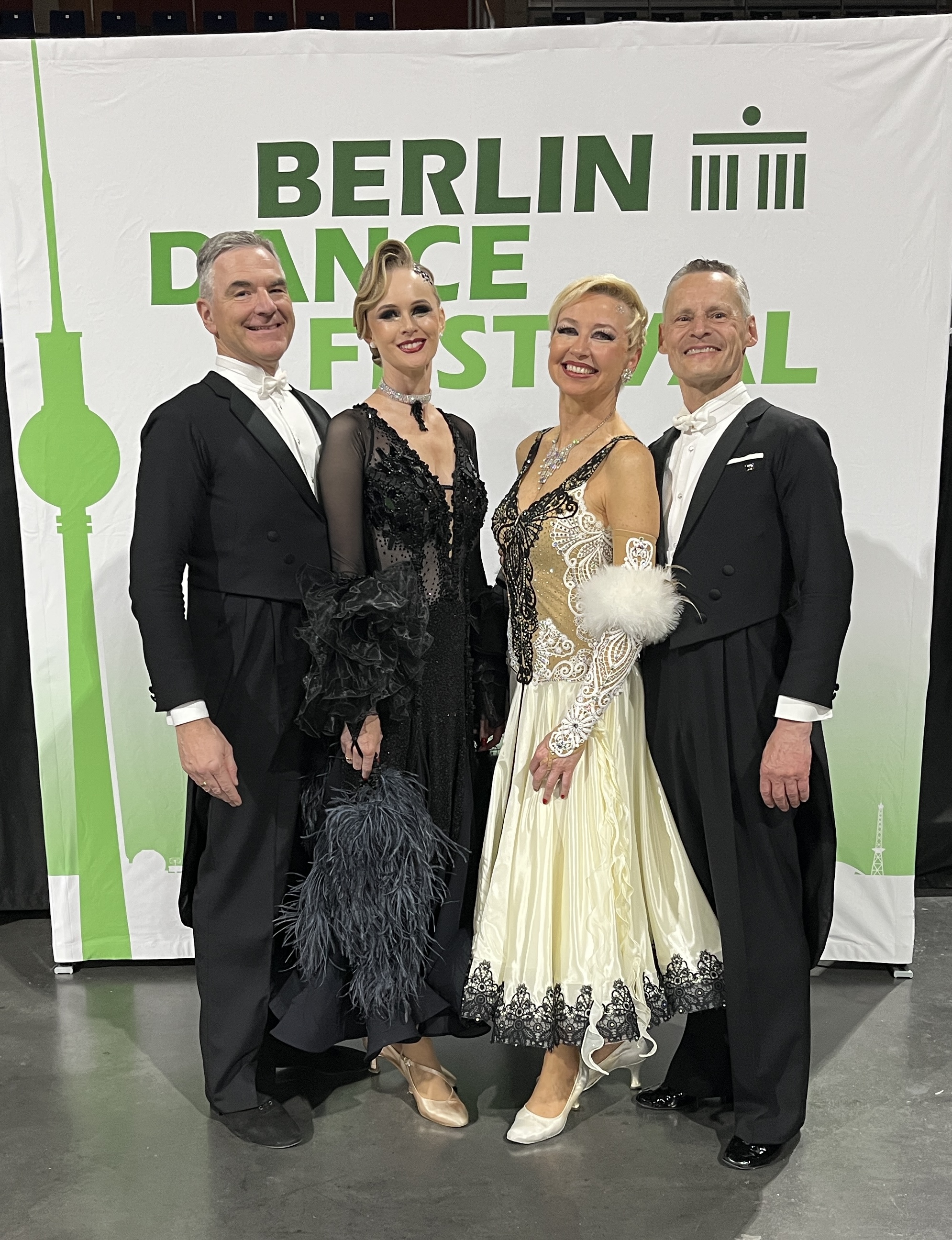 Stefan und Petra, Annette und Dieter beiem RL-Turnier in Berlin
