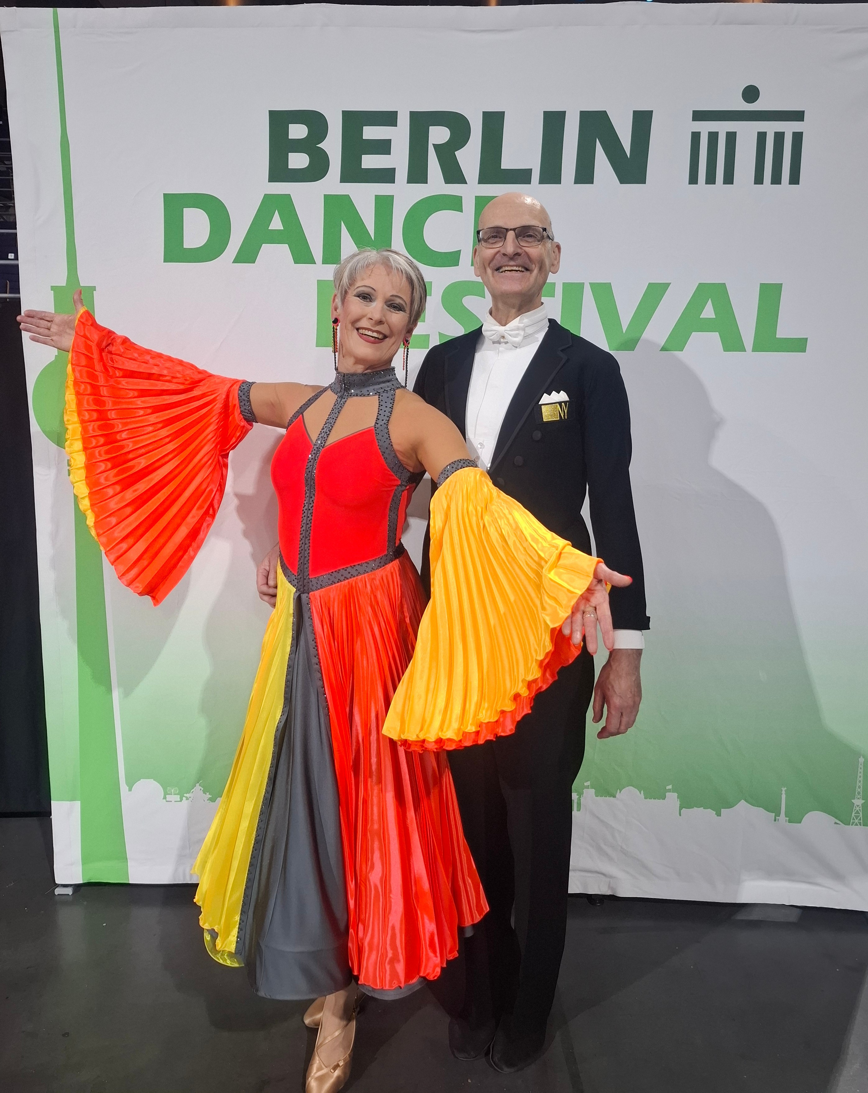 Beate und Gunther bei der EM der Senioren IV in Berlin