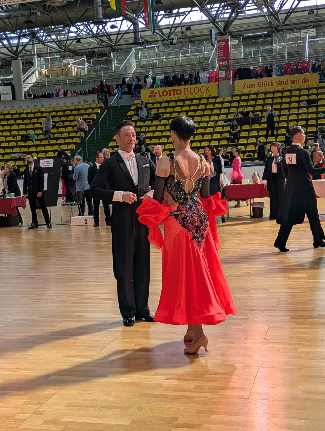 Marina und Alex bei ihrem Standardturnier bei Hessen tanzt